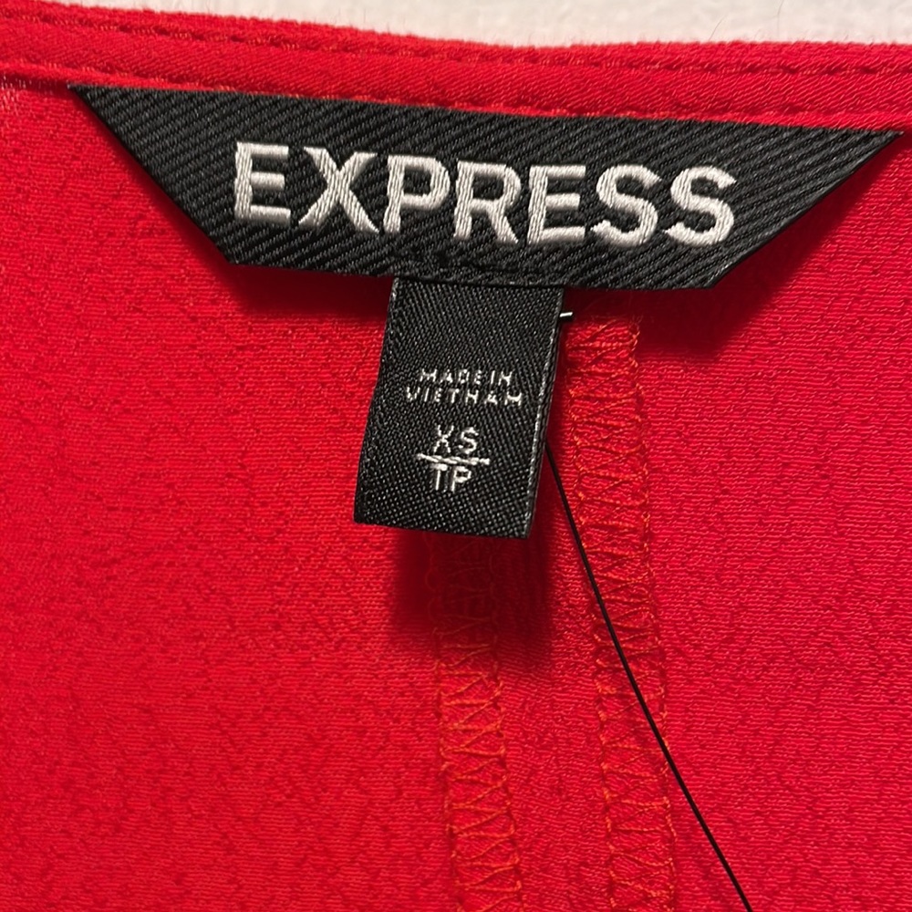 Express Red Dress - Picture 2 of 3
